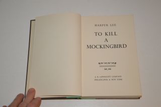 RARE FIRST EDITION,  15th Impression,  TO KILL A MOCKINGBIRD,  by HARPER LEE,  1960 9
