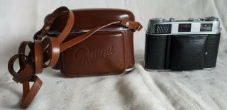 Kodak Retina Iii C Camera German Lens In Leather Case And Travel Bag With