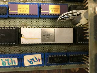 RCA COSMAC CDP1802 microprocessor - unfinished road rally computer project 3