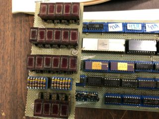 RCA COSMAC CDP1802 microprocessor - unfinished road rally computer project 6