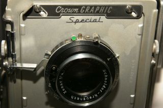 GRAFLEX CROWN GRAPHIC SPECIAL WITH XENAR 135mm,  f4.  7 LENS PLUS GRIP 2