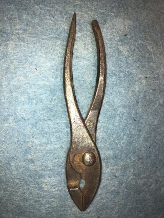 VINTAGE FORD MODEL T A TOOL KIT BAG WRENCH PLIERS ACCESSORY STAMPED 4
