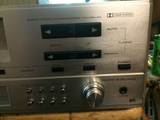 REALISTIC STA - 2200 STEREO RECEIVER - 60 W/C - VG - - 30 DAY 4