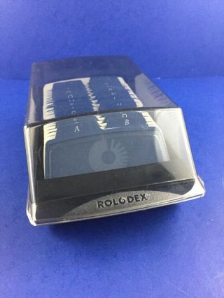 Vintage Rolodex The Organizing System 500 Card Covered File Vip - 24c