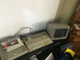 Atari 1040 Stf Computer & Megafile 20 & Sx1224 Monitor & Mouse & Manuals.