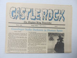 Stephen King - The Castle Rock Newsletter March 1989 Vol 5 Number 3 Gunslinger