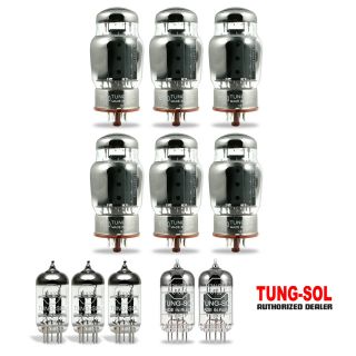 Tung - Sol Tube Upgrade Kit For Ampeg Svt Cl Pro Amps 6550 12ax7 12au7w