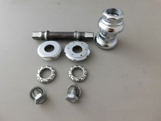 Vintage Campagnolo Triomphe Headset And Bottom Brackets Iso Size/iso Size