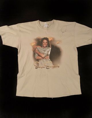 Vintage Sara Evans Autographed T - Shirt Xl