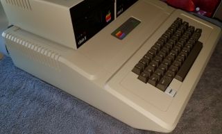 Apple II Plus Upgraded Video RTC External Game Ports Videx6 Card 64K Dual Floppy 3