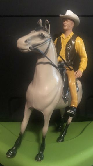 Hartland Matt Dillon And Horse Figures 1950s 1960s Vintage Gunsmoke