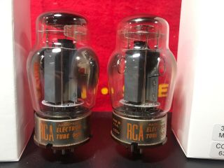 Pair Tung Sol 6550 KT88 Solid Gray Plate RCA Branded Vacuum Tube 2