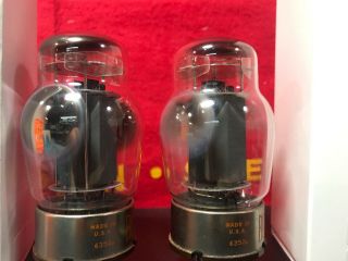 Pair Tung Sol 6550 KT88 Solid Gray Plate RCA Branded Vacuum Tube 5