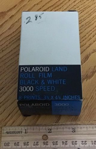 Vintage Black & White Polaroid 3000 Speed Land Picture Roll Type 47 Film 8 Print