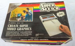 Colecovision Sketch Computer Video Graphic Drawing Master G - 2500 Complete