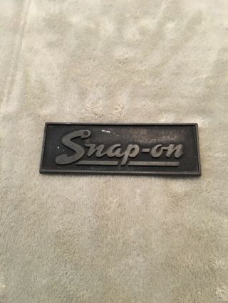 Snap On Tool Box Emblem - Vintage