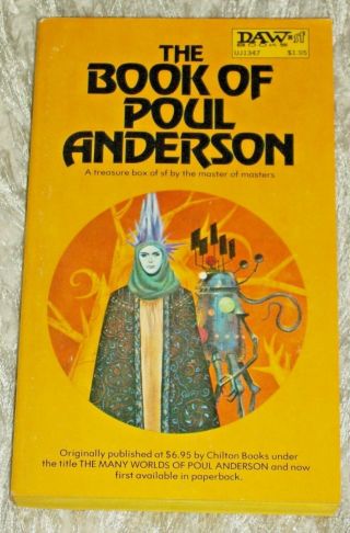 Poul Anderson,  The Book Of Poul Anderson,  Vintage 1973 Science Fiction Paperback