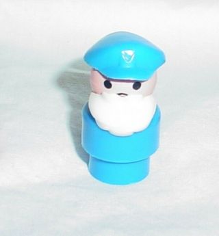 Vintage Fisher Price Little People Sea Captain For Houseboat Or Marina