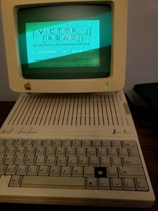 Apple IIc (2c) Computer With Monitor,  Carrying Case,  Games & Programs 4