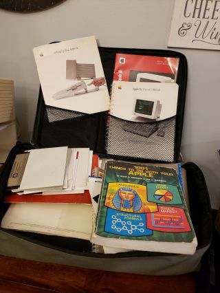Apple IIc (2c) Computer With Monitor,  Carrying Case,  Games & Programs 6