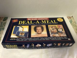 Richard Simmons Deal A Meal Weight Loss Kit Vintage 1994 As Seen On Tv Complete