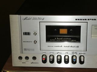 Marantz 5030B Stereo 3 Head System Cassette Tape Deck 2