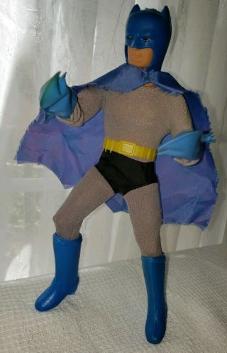 Vintage Mego Removable Cowl Batman Type 1 Action Figure Bruce Wayne All