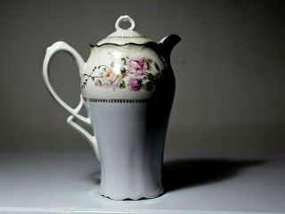 Vintage Porcelain Ps Germany Hand Painted Teapot