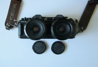Ultimate Custom - made Yashika 35mm SLR Stereo 3 - D RBT Full - Frame Camera,  Flash 3