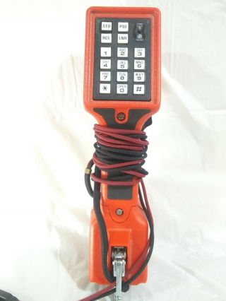 Harris Dracon Division M332 - 1 Vintage Lineman Tester Phone.  Red Ts22 - 009
