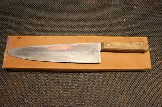 Lamson & Goodnow Mfg Co Vintage 10 " Cooks Knife W/box