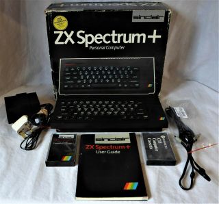 Sinclair Zx Spectrum Plus 48k 4s Boxed Fully & Complete,  32 Games