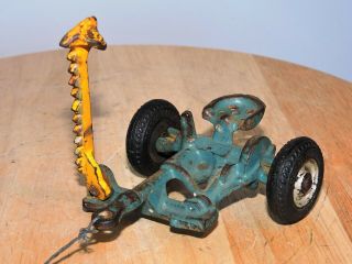 Vintage Arcade Cast Iron Toy Farm Sickle Bar Mower Implement 421 3