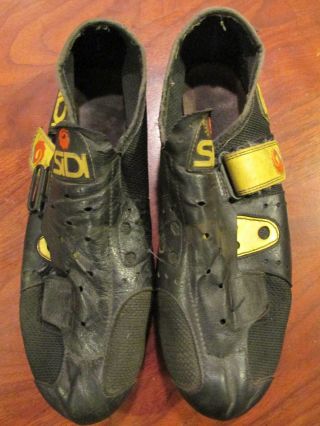Vintage Old School Retro Sidi Road Track Cycling Shoes - No Size Available