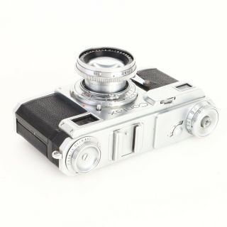 :Zeiss Ikon Contax II 35mm Rangefinder Camera w Sonnar 5cm 50mm f2 Lens & Case 4