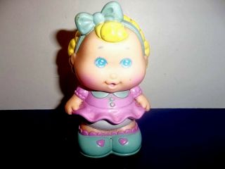 Vintage Playskool Baby Squeak Toy Blonde Doll Dolly Girl Squeaker 1990