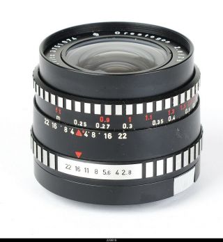 Lens Zebra Meyer Orestegon 2.  8/29mm For Pentax M42 No3751074