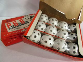 Vintage 1950s Pee Gee Bee Practice Golf Balls (2 Boxes) 5 Packs