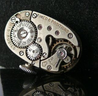 Vintage Rolex Prima Timed 6 Positions 15 Rubies Movement 3