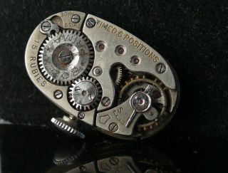 Vintage Rolex Prima Timed 6 Positions 15 Rubies Movement 4