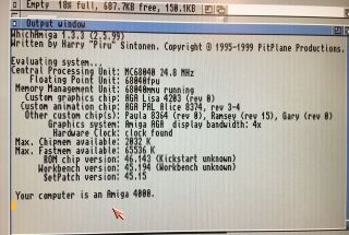 Commodore Amiga 4000 computer,  Reccaped,  040.  64 MB RAM,  Keyboard 6
