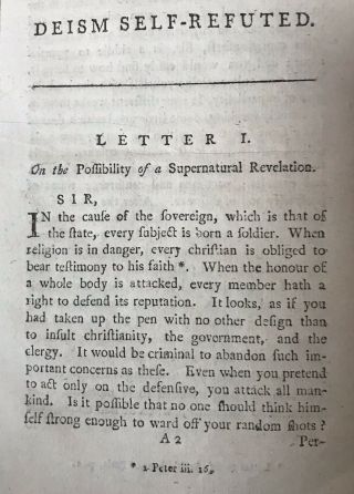 Deism Self - Refuted by Jean - Jacques Rousseau (1775) [1st English Edition] 6