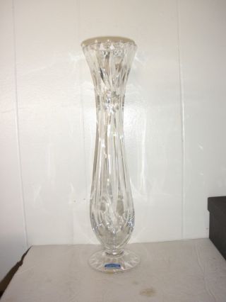 Vintage German Spode Crystal Bud Vase Sparkling Design