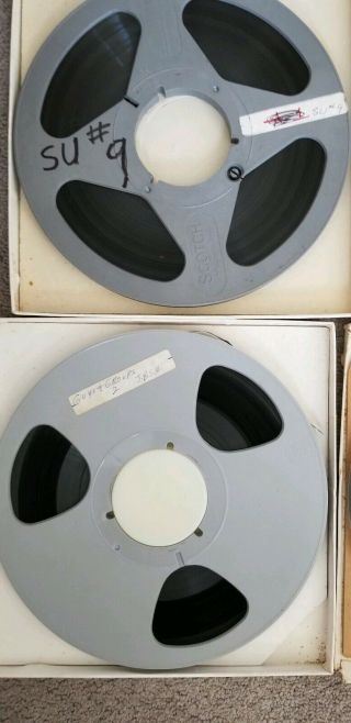 11 Reel to Reel Tapes.  7 Aluminum and 4 Plastic 10.  5 inch recorded music. 4