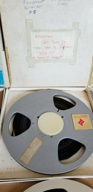 11 Reel to Reel Tapes.  7 Aluminum and 4 Plastic 10.  5 inch recorded music. 8