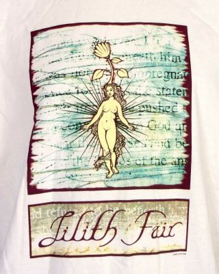 Vtg 90s 1997 Lilith Fair Feminist T - Shirt Indigo Girls Emmylou Harris Jewel Xl