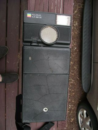 Polaroid Slr 680 Se Land Camera " As Found " At Estate