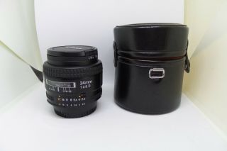 Nikon Nikkor N Auto 24mm 1:2.  8 Non - AI Lens W/ Caps 2