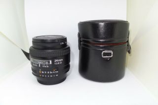Nikon Nikkor N Auto 24mm 1:2.  8 Non - AI Lens W/ Caps 5