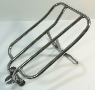 Vintage Motorcycle Luggage Rack Unknown Make For Bike Or Scooter